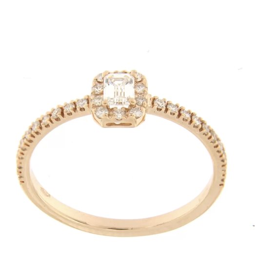 Anneau Bolzoni Femme in Or Diamante 0.42 Ct AN1001-ORW - AN1001-ORW